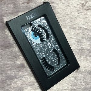 Silver Glitter EyePhone Case